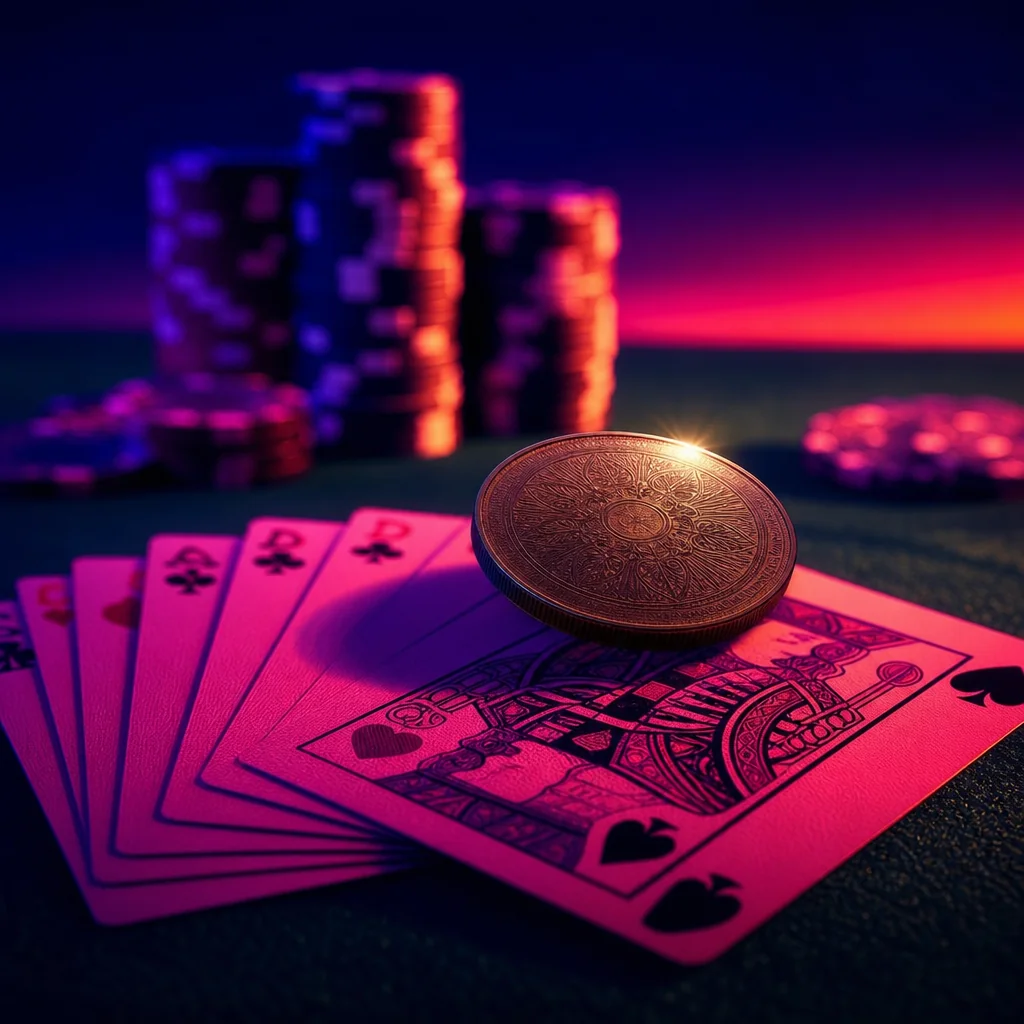 Fanned cards on premium live baccarat tables